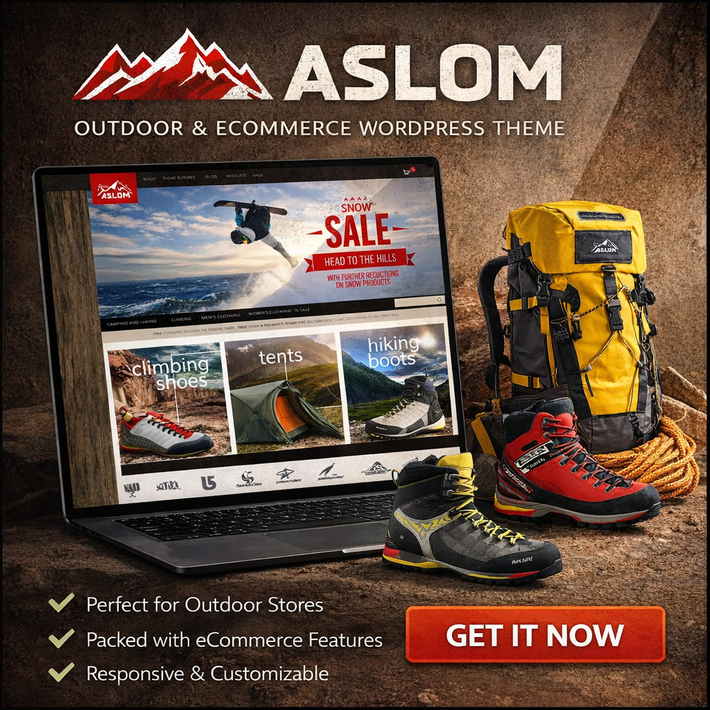 banner ad - Aslom eCommerce theme