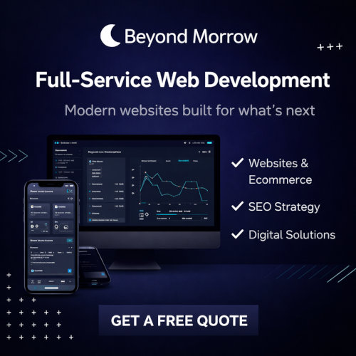 BeyondMorrow provides full-service web development