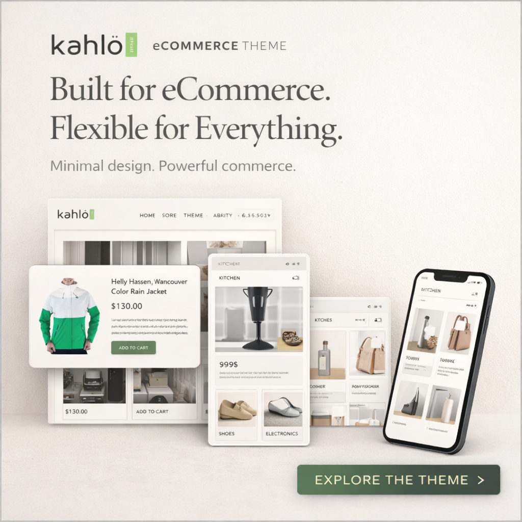 Themebullet Kahlo eCommerce Website Template